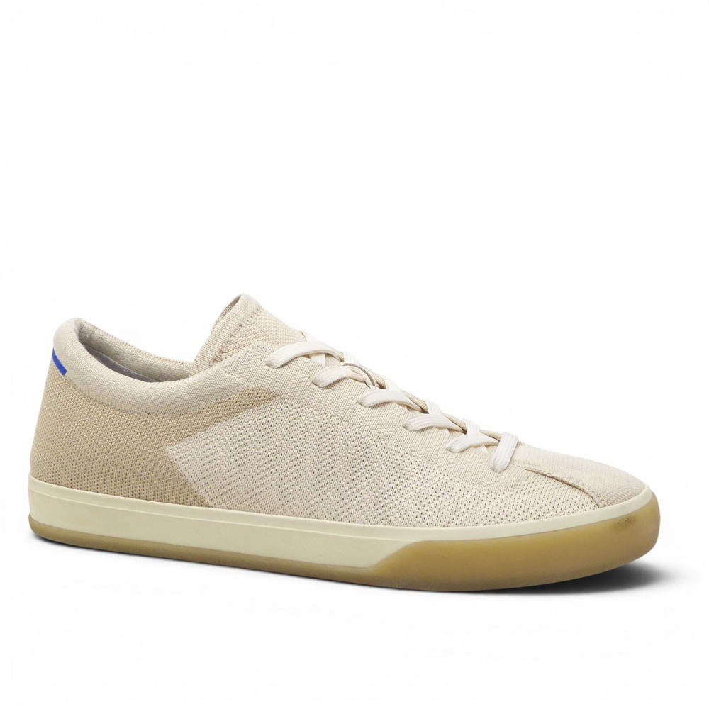 Rothy's Womens The Lace Up Sneakers Beige Biscuit Knit Size 10 - Picture 2 of 9